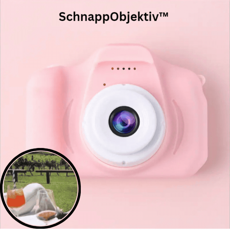 Kompaktní retro digitální fotoaparát s vestavěnými filtry a režimem selfie pro vintage fotografování a natáčení videa | přenos přes USB | Thomler