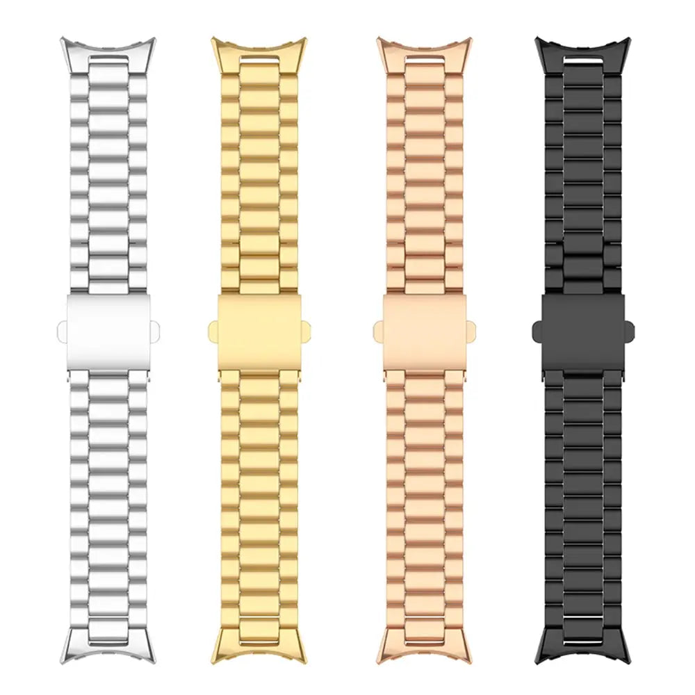 Cinturino con chiusura in acciaio per Google Pixel Watch e Pixel Watch 2, 41mm