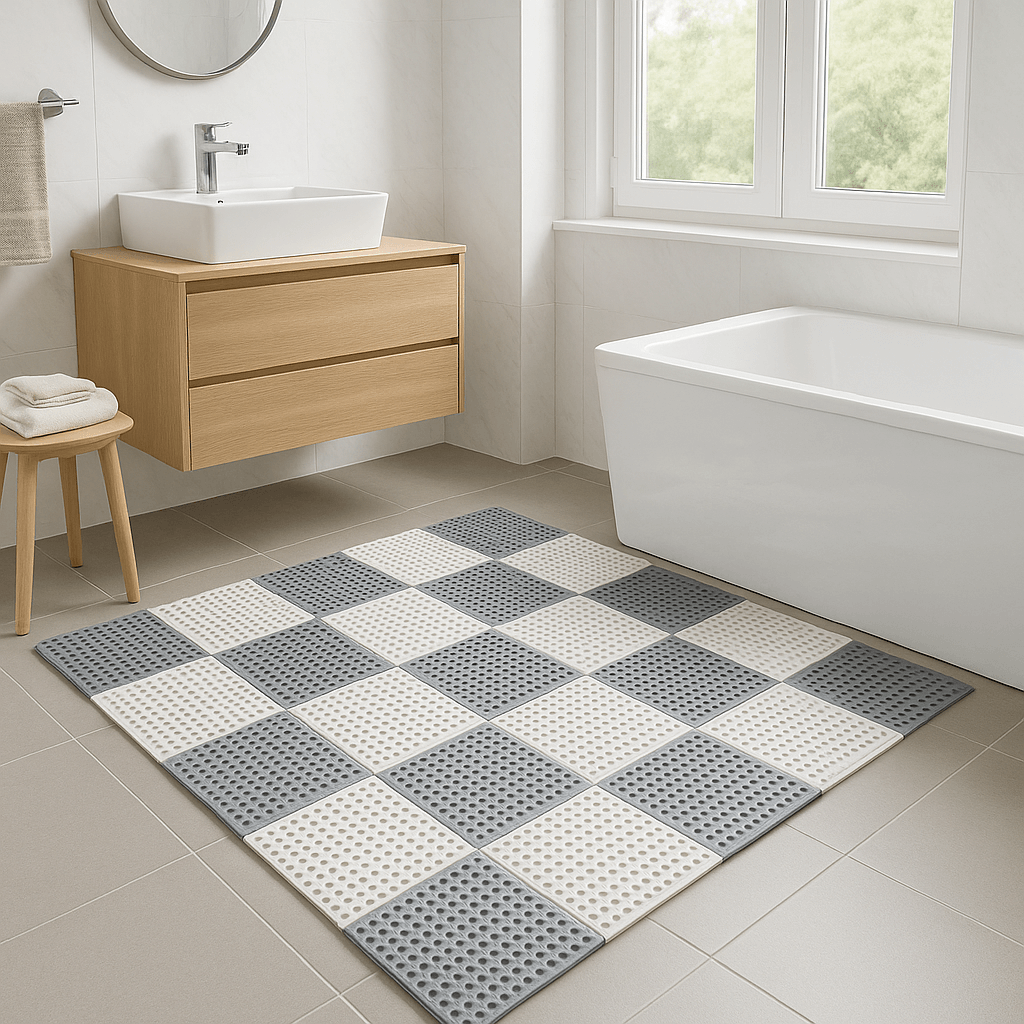 Waterproof Non-Slip Bath Mats for Safe and Comfortable Shower - Euroselle