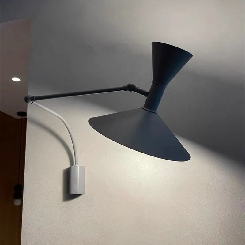Nymera Nordic Wall Lamp With Swivel Arm For Reading And Ambient Glow