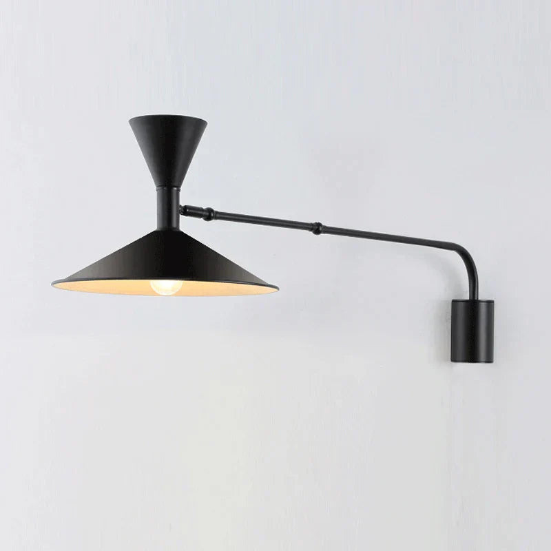 Nymera Nordic Wall Lamp With Swivel Arm For Reading And Ambient Glow