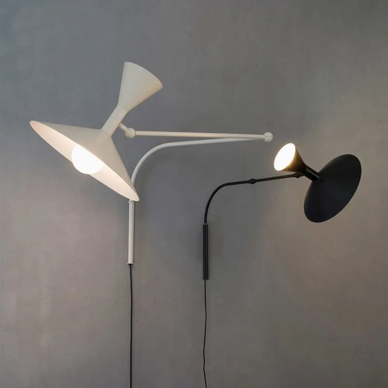 Nymera Nordic Wall Lamp With Swivel Arm For Reading And Ambient Glow