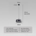 AstraLume Minimalist Glass Lamp for a Timeless Atmosphere
