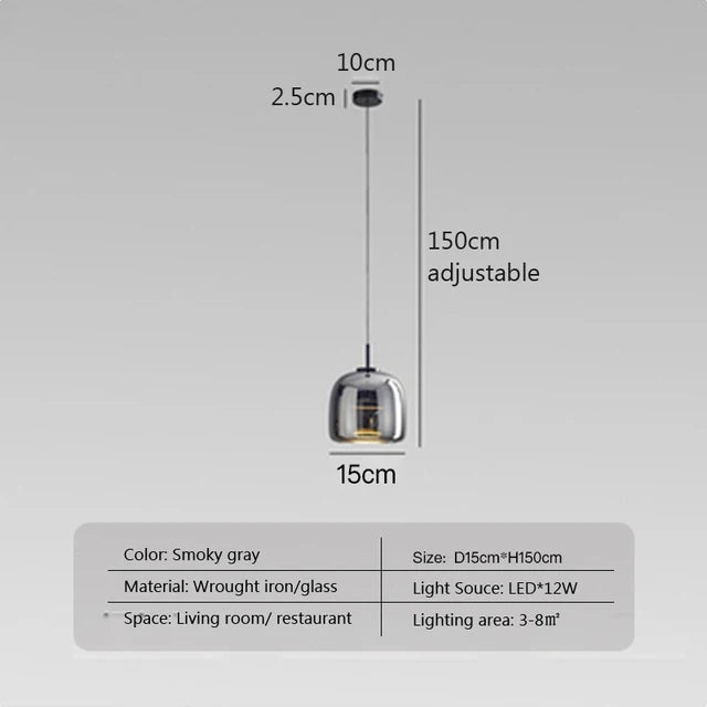 AstraLume Minimalist Glass Lamp for a Timeless Atmosphere