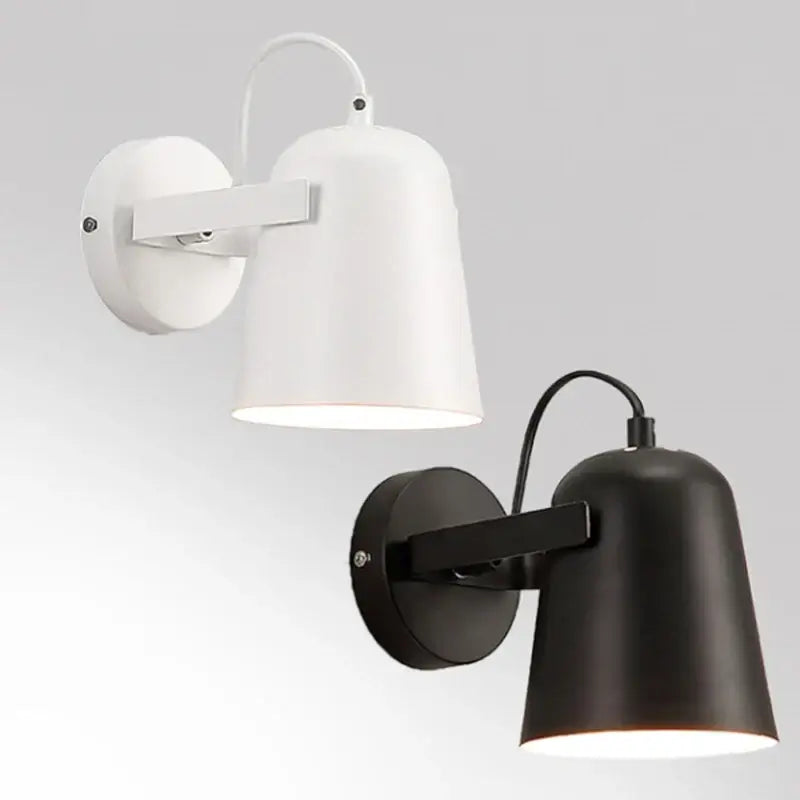 Wandlampe Nordic Bell Metall verstellbarer Arm E27 Basis | Euroselle