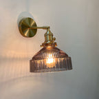 Wall Sconce Glass Brass E26 Hardwired Dome Indoor Decorative Light Fixture | Euroselle