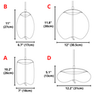 Nordic Rope & Glass Pendant Lights