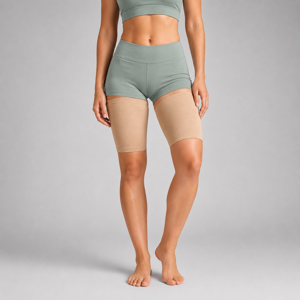 Manchon de compression pour cuisse — soutien respirant pour stabiliser les muscles