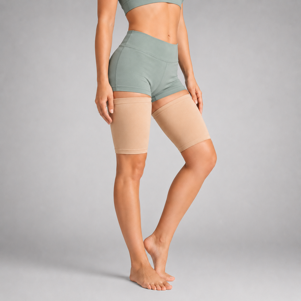 Manchon de compression pour cuisse — soutien respirant pour stabiliser les muscles