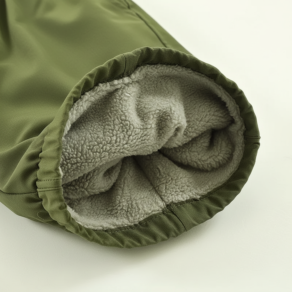 Pantalon de neige isolant pour enfant — doublure polaire, coque imperméable