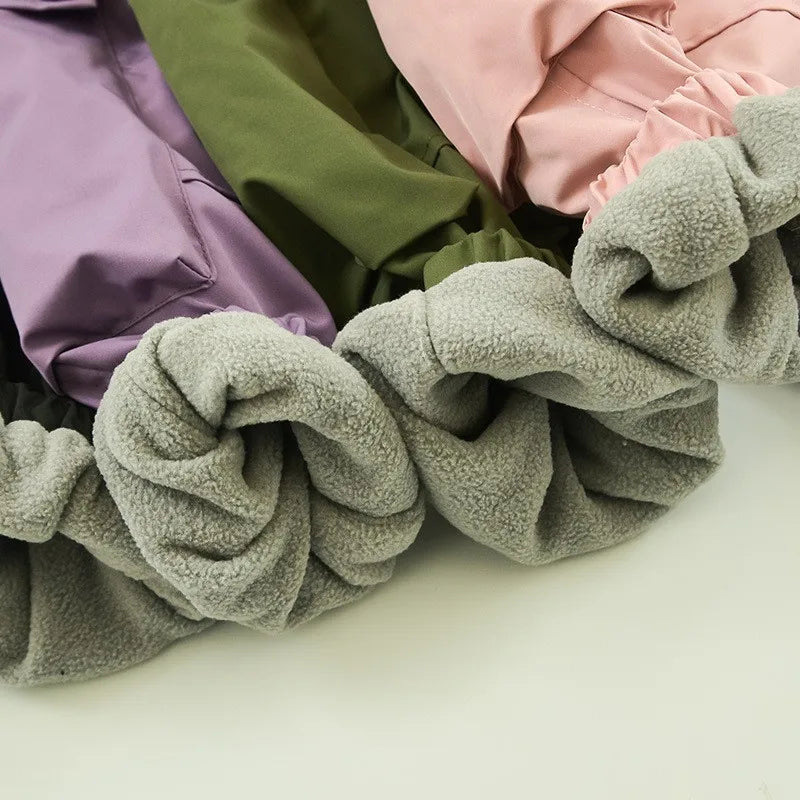 Pantalon de neige isolant pour enfant — doublure polaire, coque imperméable