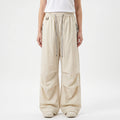 Water-Resistant Wide-Leg Hiking Pants — Adjustable Waist & Cuffs