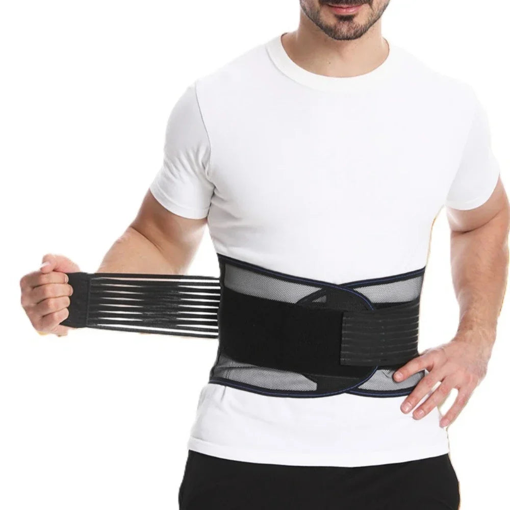 Ceinture lombaire réglable — compression à double sangle