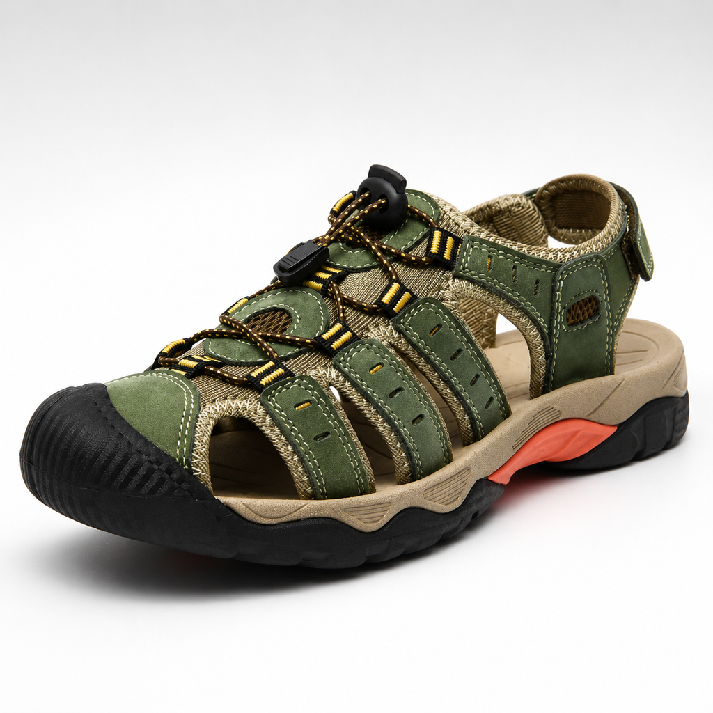 Men's Quick-Dry Sport Sandals — Adjustable Straps, Open-Toe