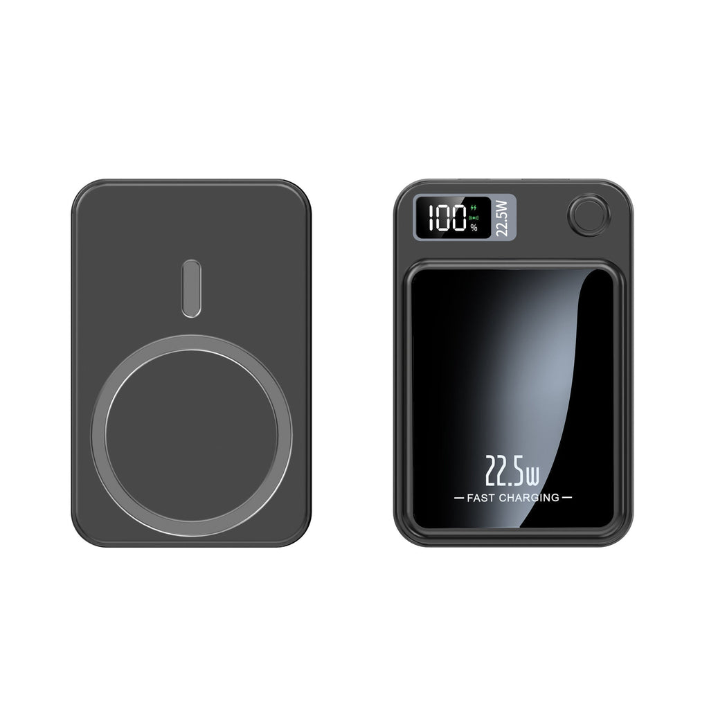 20000mAh kabellose Powerbank mit Schnellladefunktion — Qi, Digitalanzeige