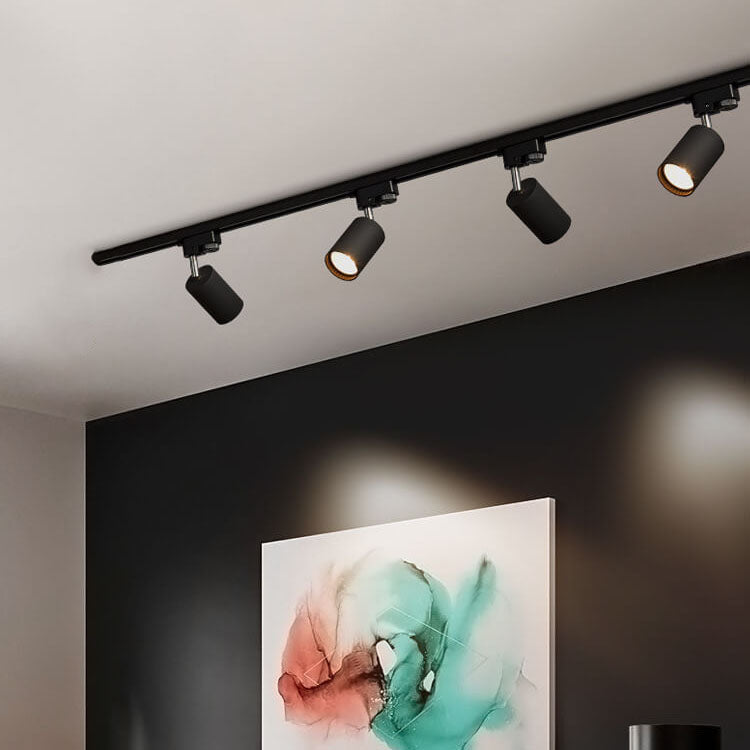 3 头可调 LED 轨道灯 - 定向金属轨道灯具