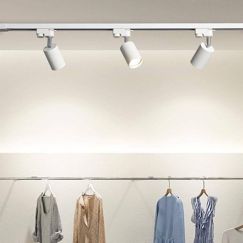 3 头可调 LED 轨道灯 - 定向金属轨道灯具