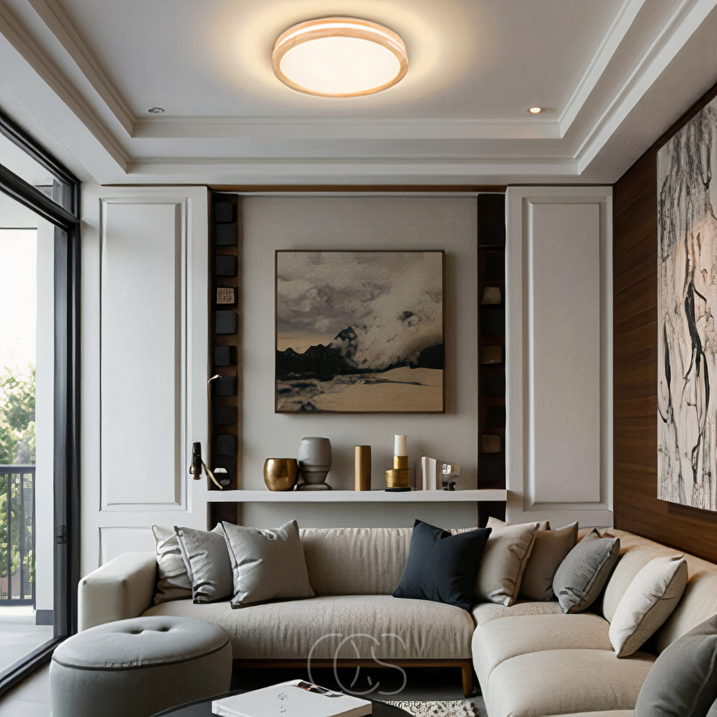 Simple Modern LED Ceiling Lamp For Living Rooms And More