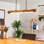 Dimmable Wood Pendant Light For Your Dining Table Area