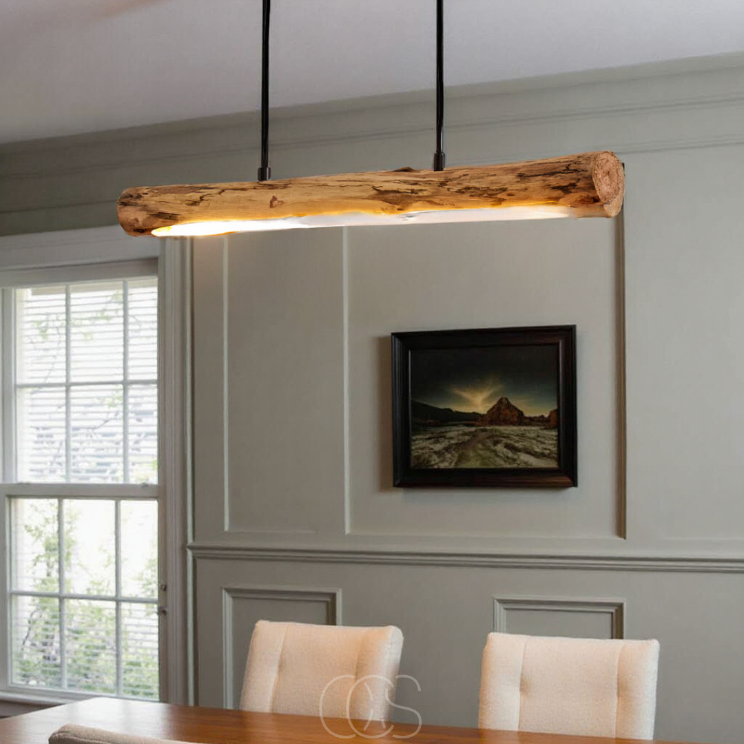Dimmable Wood Pendant Light For Your Dining Table Area