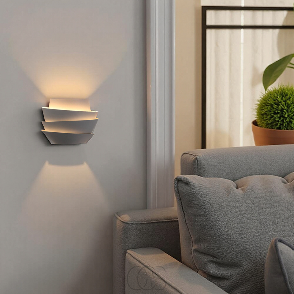 Nordic Style Wall Lamp With Dual Light For Warm Ambience