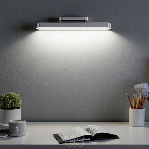 Cordless Magnetic LED Lamp In Aluminum And ABS, Portable Desk Light