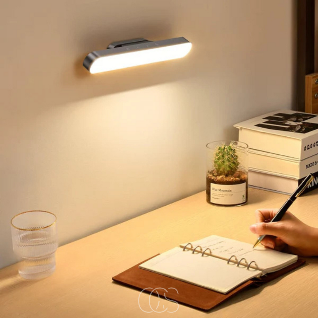 Cordless Magnetic LED Lamp In Aluminum And ABS, Portable Desk Light