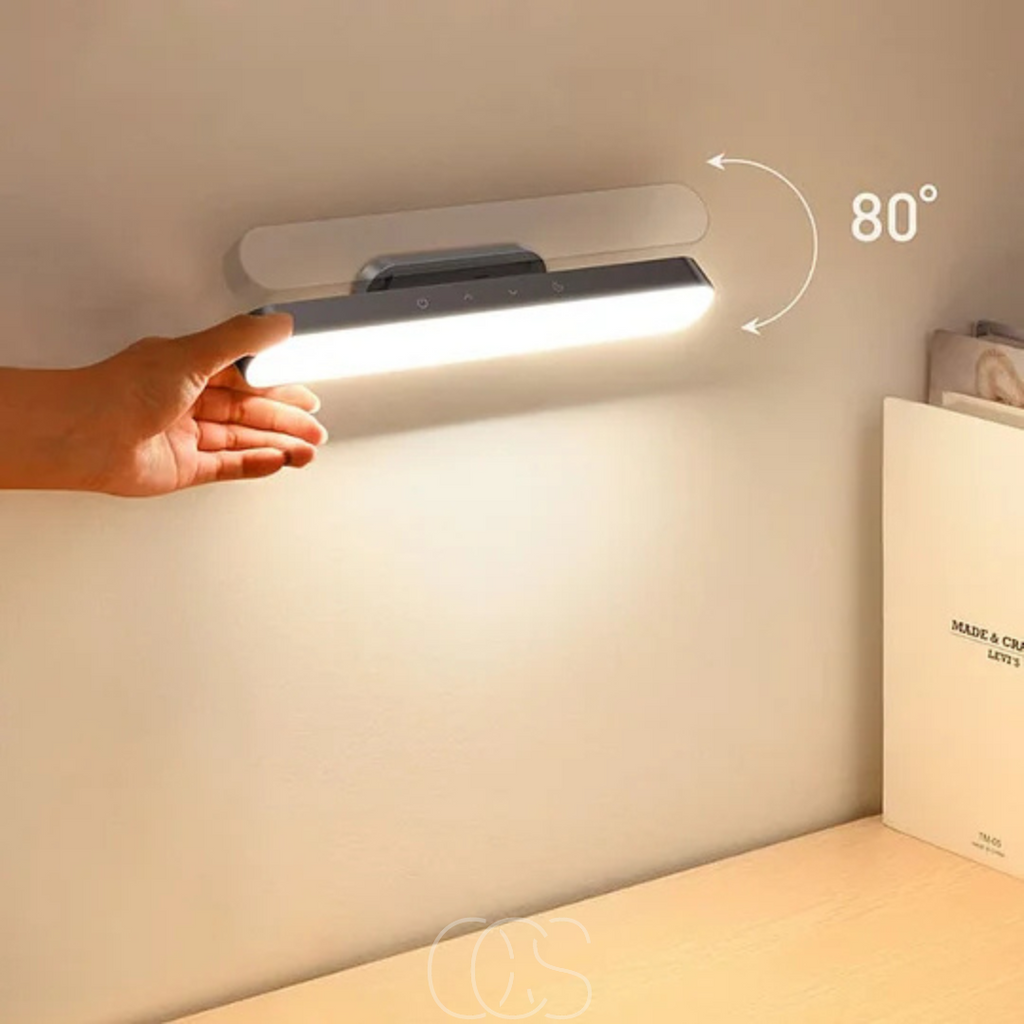 Cordless Magnetic LED Lamp In Aluminum And ABS, Portable Desk Light