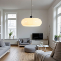 Mouth-Blown Glass Pendant Lamp With Nordic Retro Charm