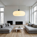 Mouth-Blown Glass Pendant Lamp With Nordic Retro Charm
