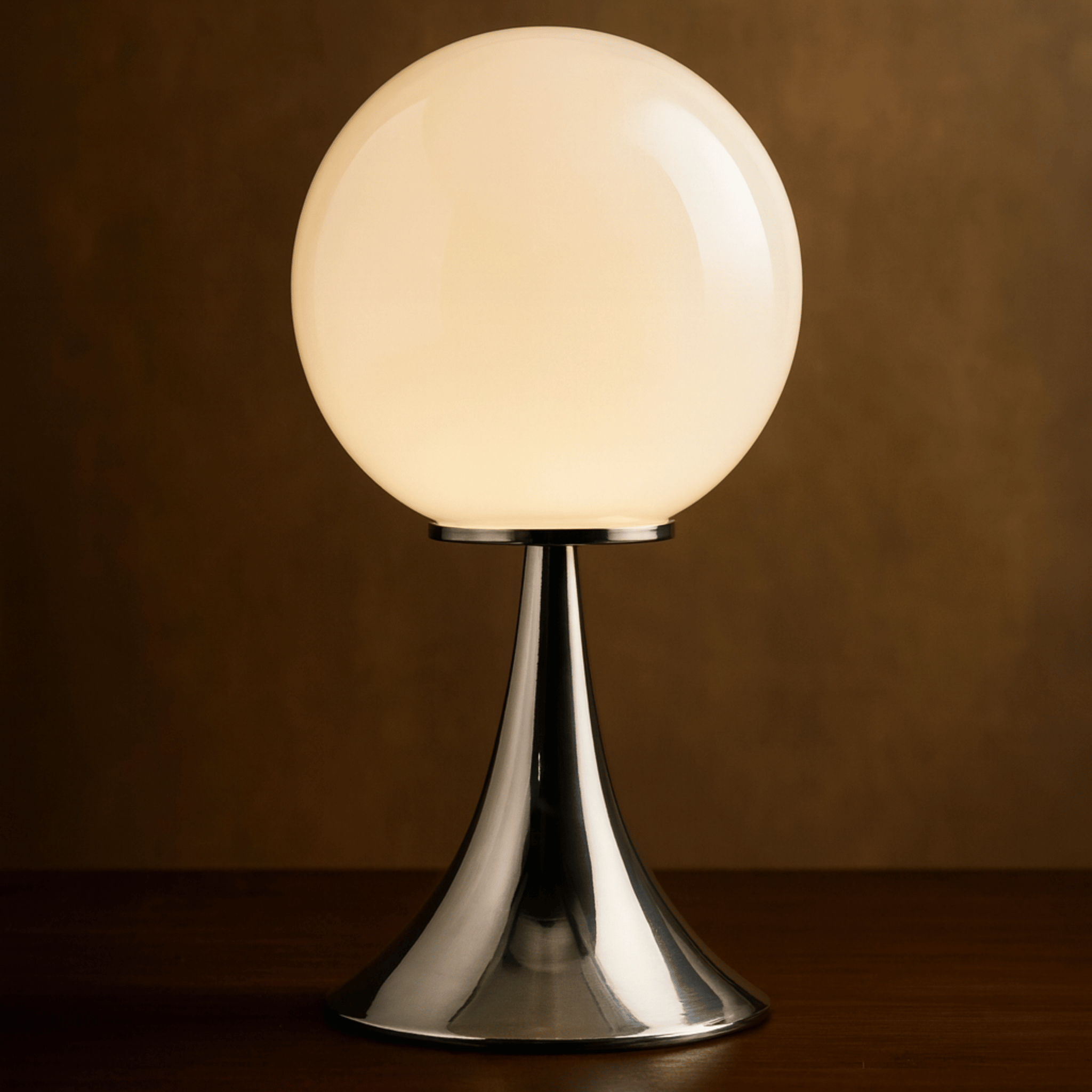Glass Table Lamp - Dimmable LED, Modern Nordic Design for Living Room | Euroselle