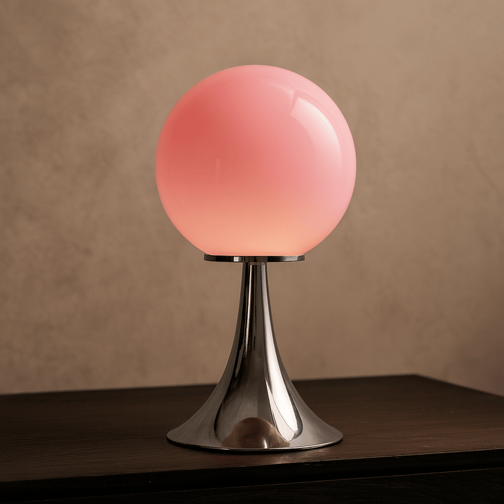 Glass Table Lamp - Dimmable LED, Modern Nordic Design for Living Room | Euroselle