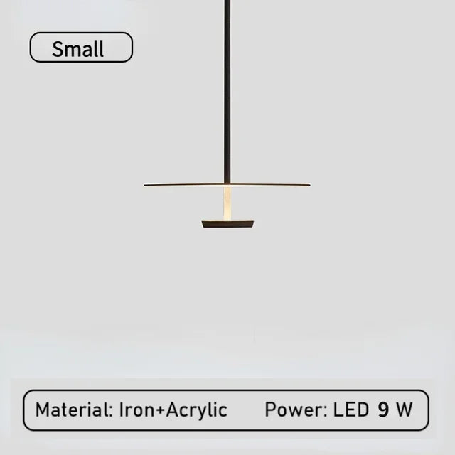 Aureon Minimalist Floating Ring Pendant Lamp For Homes