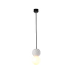 Orillo Pendant Light Geometric Zement Volcanic Stone Opal