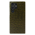 Texturované kožené pouzdro Samsung — nárazuvzdorné, zvýšené okraje, S22-S26/Note 20