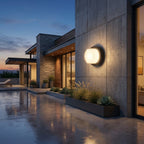 Outdoor Wall Lamp LED 12W IP65 Waterproof ABS Exterior Light Fixture | Euroselle
