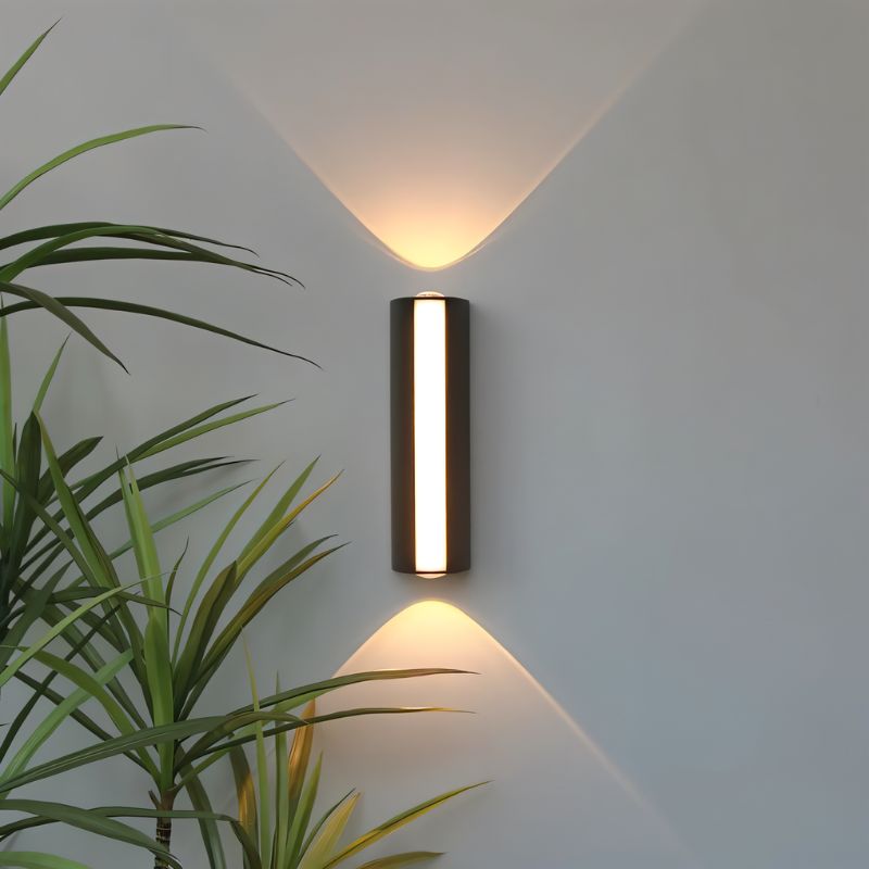 Outdoor Wall Lamp Metal IP65 Waterproof LED Black Warm Illumination | Euroselle