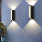 Outdoor Wall Lamp Metal IP65 Waterproof LED Black Warm Illumination | Euroselle