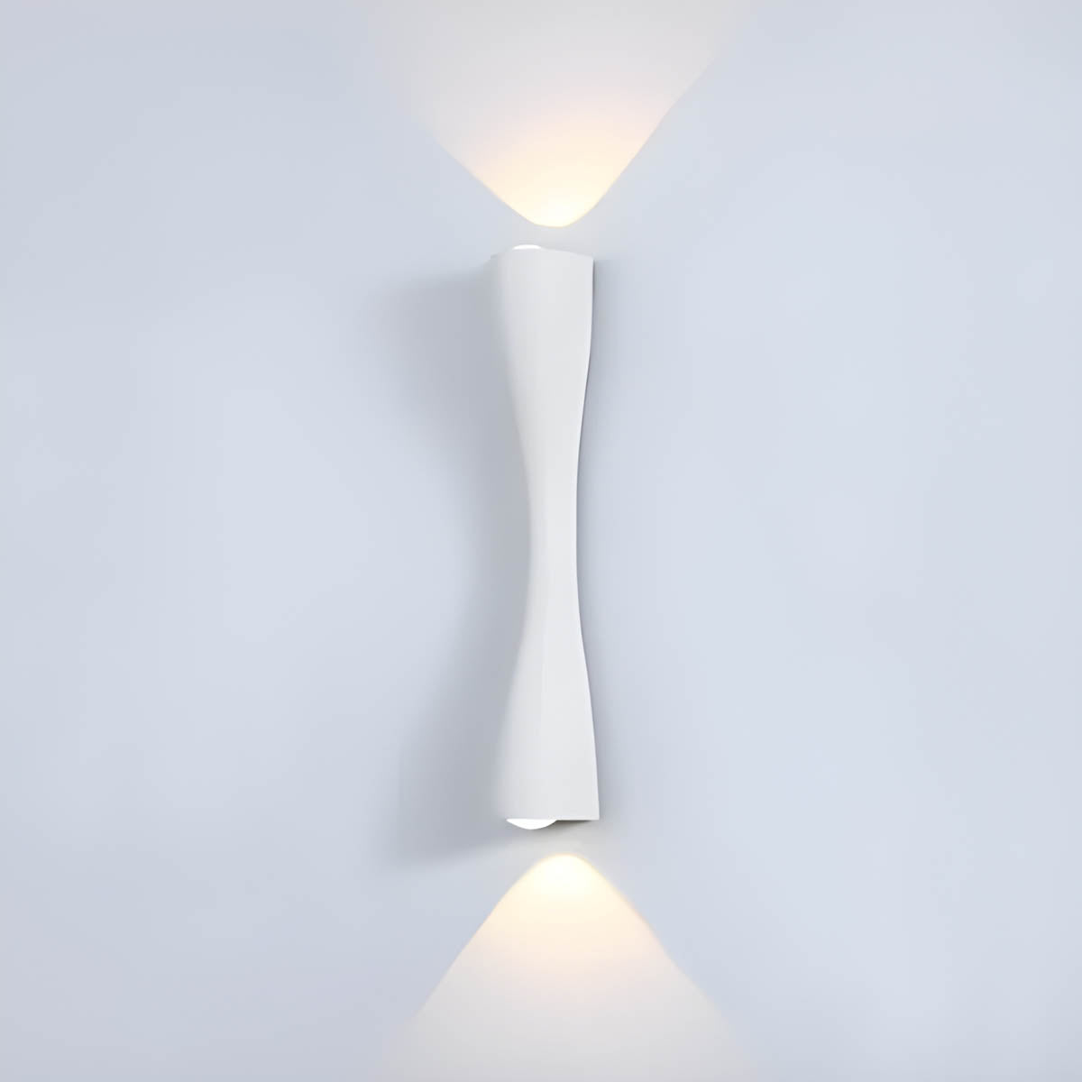 Auf- und Abwärts Wandleuchte Wandmontierte COB LED Aluminium Glas Leuchte | Euroselle