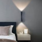 Auf- und Abwärts Wandleuchte Wandmontierte COB LED Aluminium Glas Leuchte | Euroselle