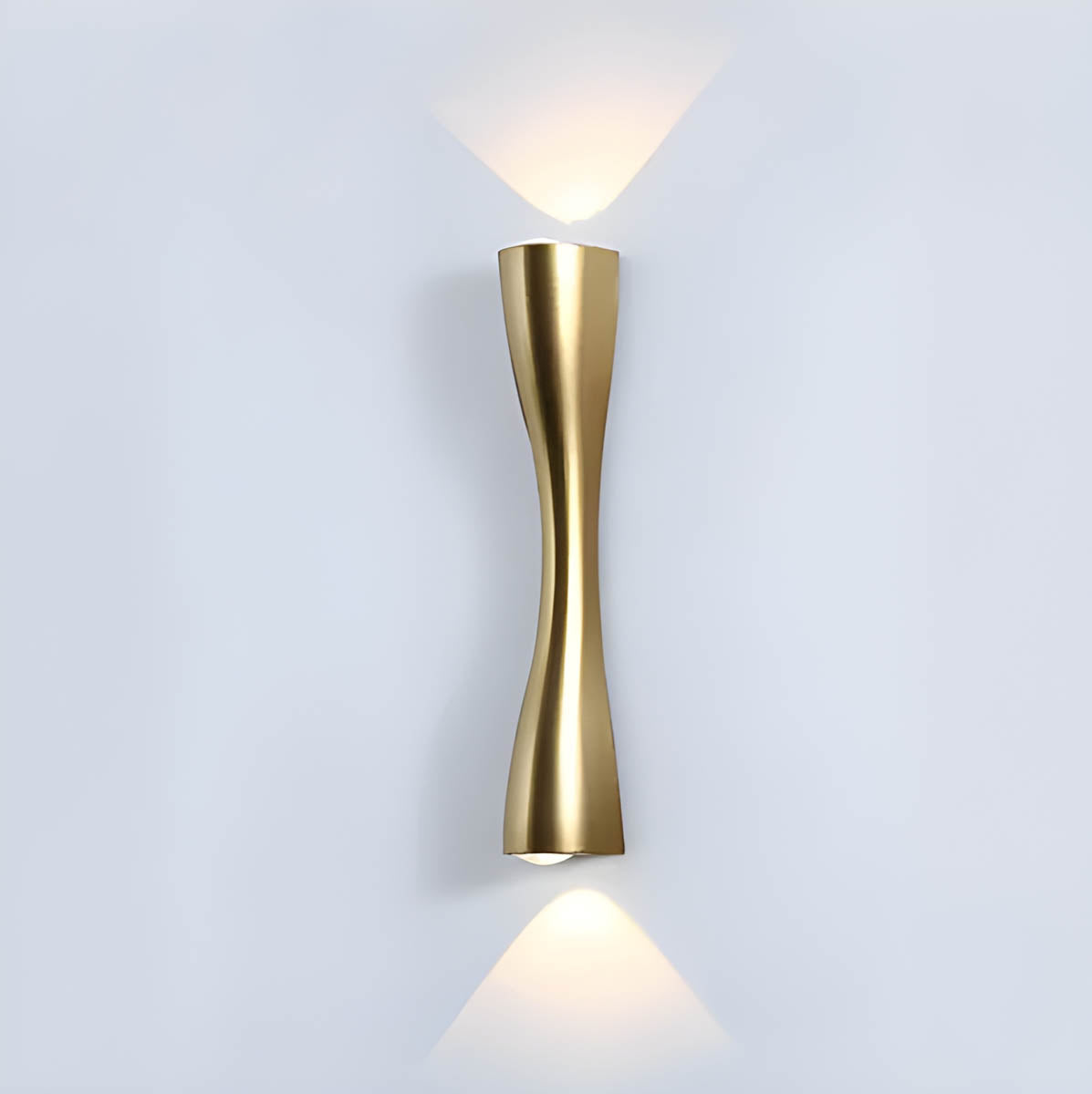 Auf- und Abwärts Wandleuchte Wandmontierte COB LED Aluminium Glas Leuchte | Euroselle