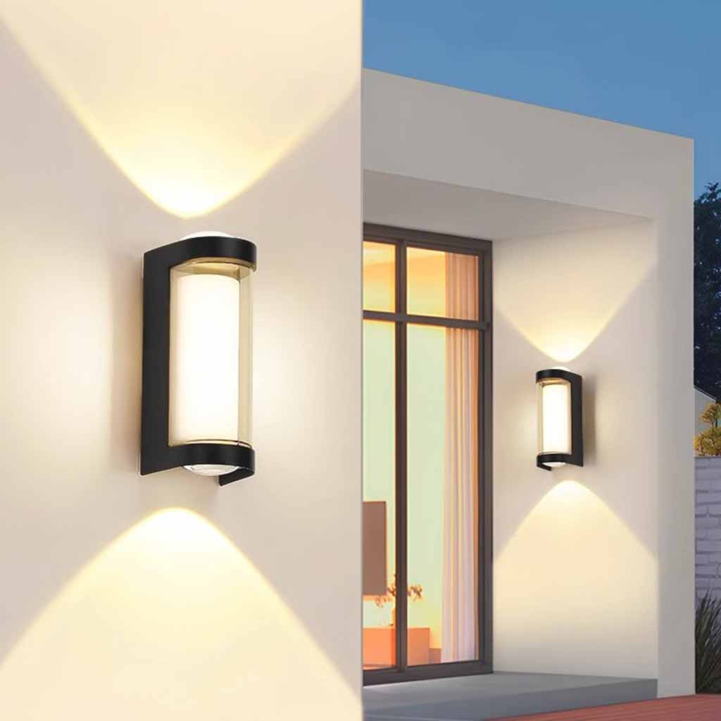 Außenwandleuchte LED IP65 Aluminium Wetterfest Wandleuchte | Euroselle