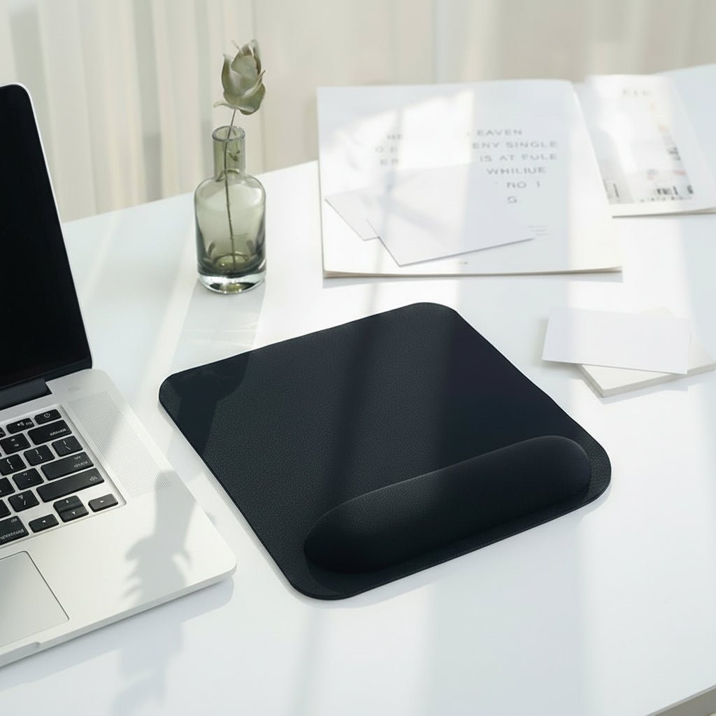 Covoraș ergonomic pentru mouse ErgoEase — suport gros pentru încheietură din EVA, bază antiderapantă