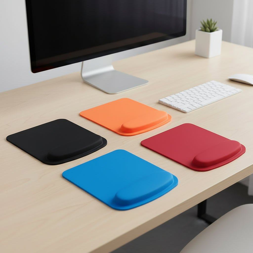 Covoraș ergonomic pentru mouse ErgoEase — suport gros pentru încheietură din EVA, bază antiderapantă