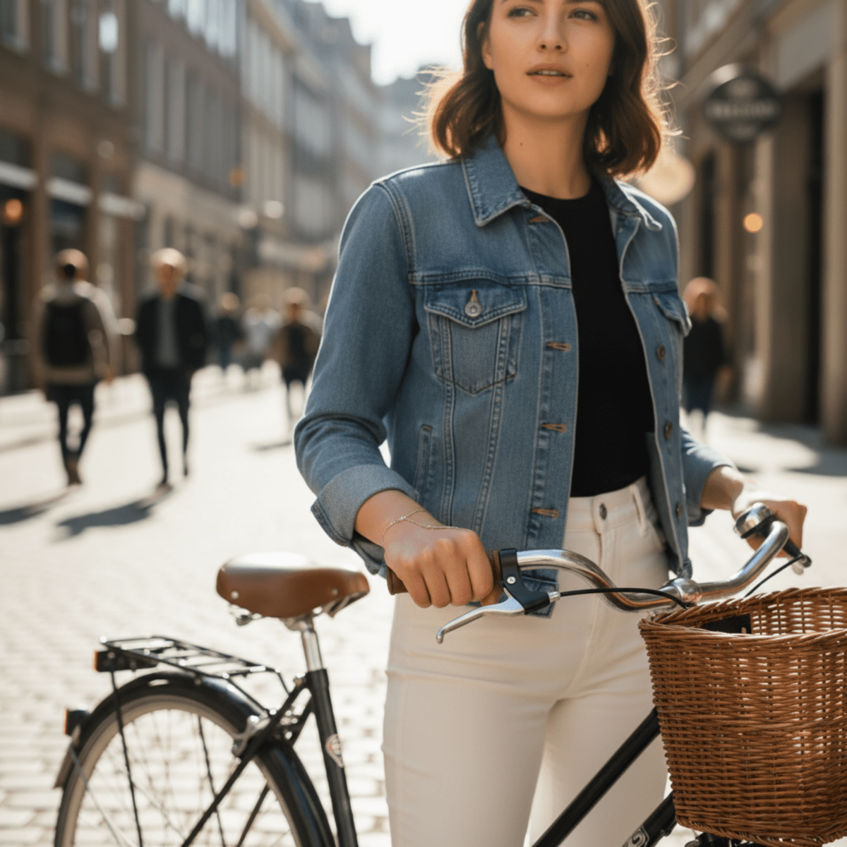 AstraNova justerbart ringarmbånd – krystalldetalj
