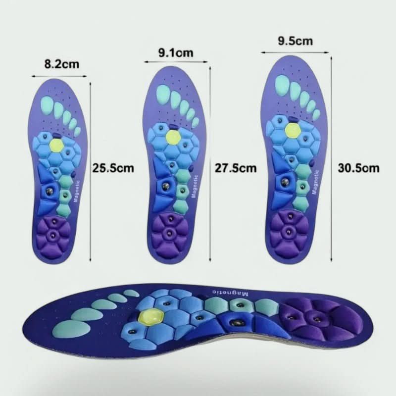 PulseFlow Magnetic Acupressure Insoles — Steady Support Core, Cushioned Comfort Fit
