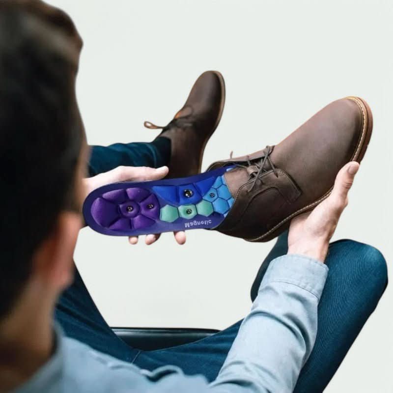 PulseFlow Magnetic Acupressure Insoles — Steady Support Core, Cushioned Comfort Fit