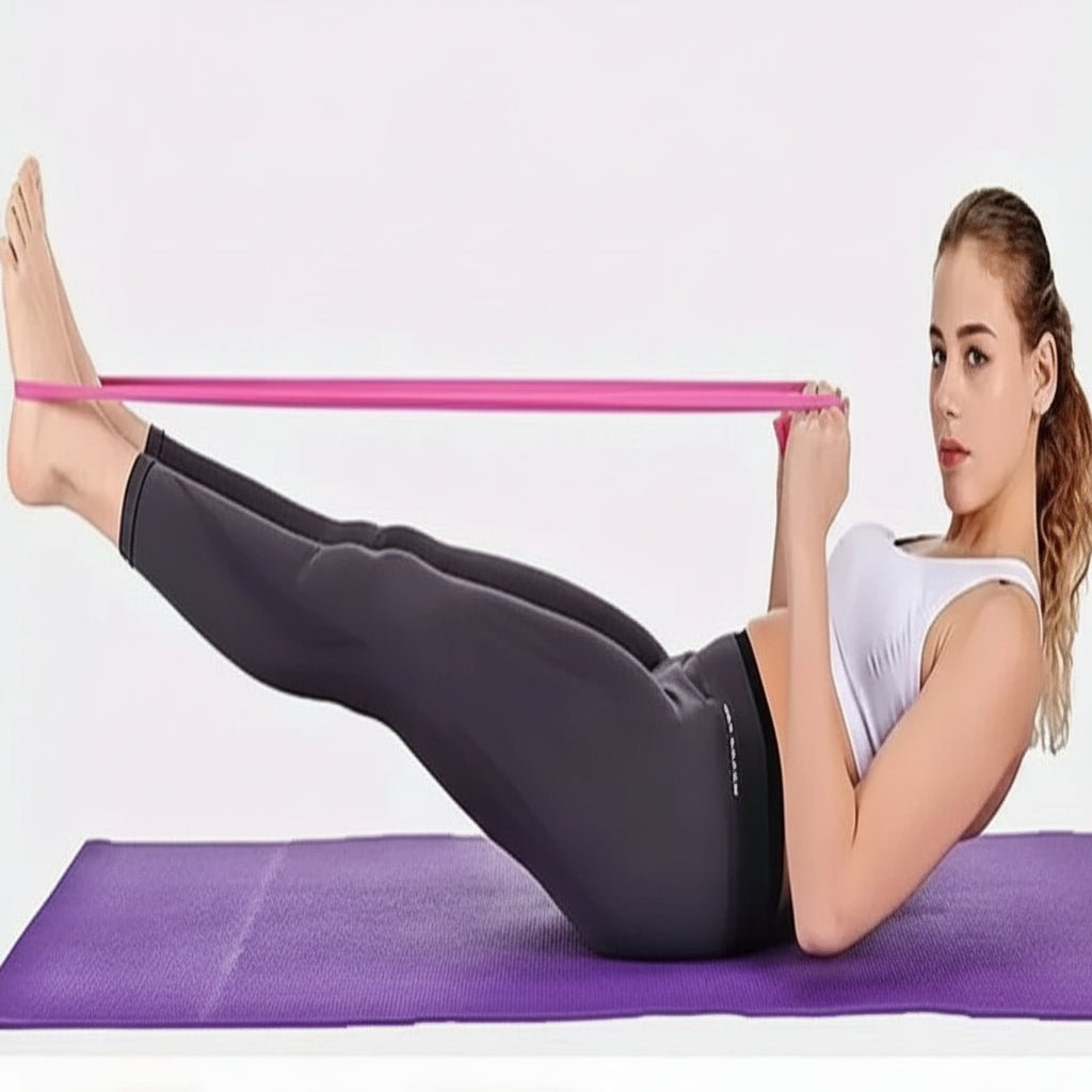 アレルギー対応レジスタンスバンド – 制御された負荷、肌に優しいグリップ