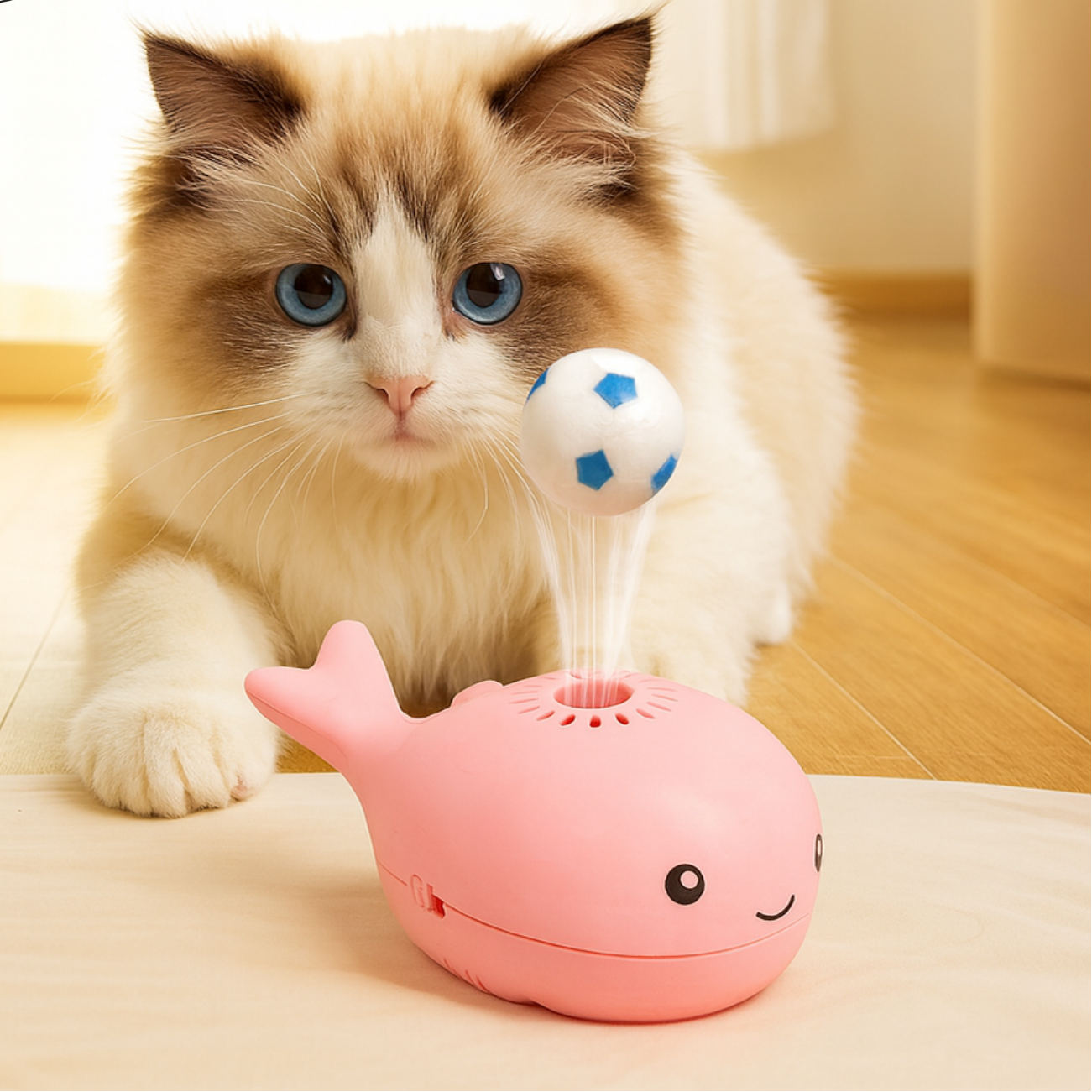 Floating Ball Cat Toy with Airflow Motion for Endless Fun - Euroselle