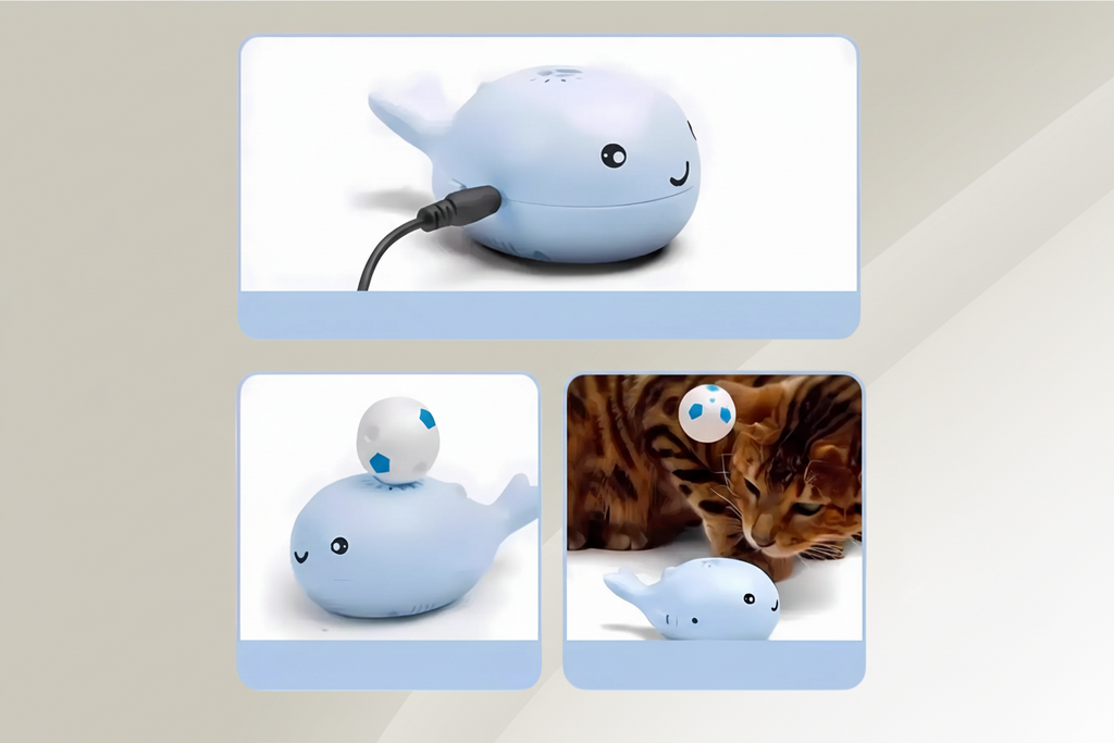 Floating Ball Cat Toy with Airflow Motion for Endless Fun - Euroselle
